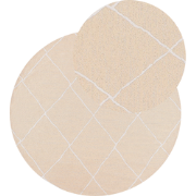 GWALIOR - Outdoor vloerkleed - Beige - 120 cm - Polypropyleen