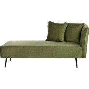RIOM - Chaise longue - Groen - Rechtszijdig - Stof