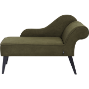 BIARRITZ - Chaise longue - Olijfgroen - Rechtszijdig - Polyester