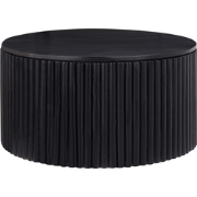 KIRKWOOD  - Salontafel - Zwart - Mangohout