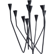 MATOSINHOS - Kaarshouder - Zwart - IJzer