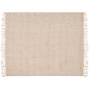 VELLA - Deken - Lichtbeige - 200 x 220 cm - Katoen