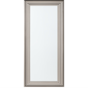 CHATAIN - Wandspiegel - Zilver  - 50 x 130 cm - Synthetisch materiaal