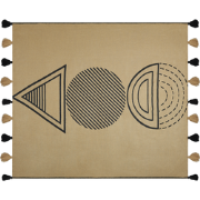 THUMKI - Plaid - Beige - 130 x 170 cm - Acryl