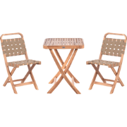 CALCIANO - Bistroset - Bruin - Gecertificeerd acaciahout