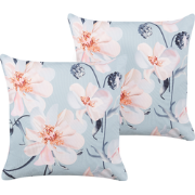 APRICALE - Tuinkussen set van 2 - Lichtblauw - 45 x 45 cm - Polyester