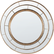 BELCHITE - Wandspiegel - Goud  - Synthetisch materiaal