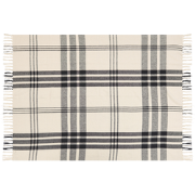YUVALI - Plaid - Gebroken wit - Polyester