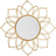 MILLY - Wandspiegel - Goud  - Metaal