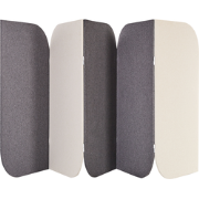 SHADY - Kamerscherm - Grijs/beige - 400 x 160 cm - Polyester