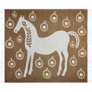 SIDDHA - Plaid - Bruin - 130 x 170 cm - Acryl