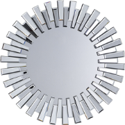 CHOLET - Wandspiegel - Zilver  - MDF