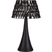 PELLEJAS - Tafellamp - Zwart - Mangohout