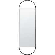 VALLERY - Wandspiegel - Zwart - 40 x 120 cm - Glas