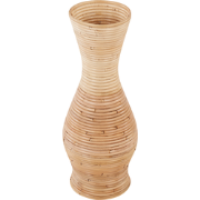 TRINISA - Decoratieve vaas - Natuurlijk - 50 cm - Rotan