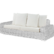 FORLI - Tuinkussenhoezen set - Wit - Polyester