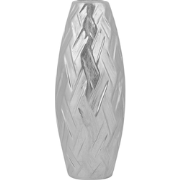 ARPAD - Decoratieve vaas - Zilver - Keramiek