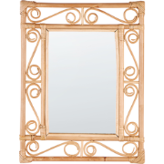 AMANU - Wandspiegel - Licht - Rotan