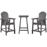 ADIRONDACK - Balkonset - Donkergrijs - Kunsthout