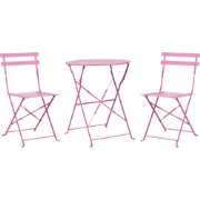 FIORI - Bistroset voor 2 - Roze - Staal