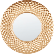 COMBE - Wandspiegel - Goud - Metaal