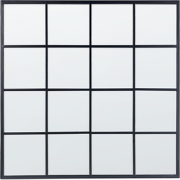 BLESLE - Wandspiegel - Zwart - IJzer