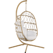 ADRIA - Hangende stoel - Beige - Polyester