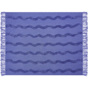 KHARI - Plaid - Violet - 125 x 150 cm - Katoen
