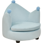 VEGA - Kinderstoel - Lichtblauw - Fluweel
