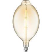 Edison Vintage LED filament lichtbron Carbon - Amber - G180 Ovaal - Re...