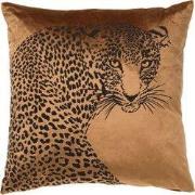 Dutch Decor SIMBA - sierkussen 45x45 cm - dierenprint - panter - Tobac...