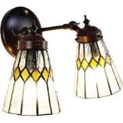 Lumilamp Wandlamp Tiffany Transparant Glas