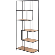 Vic houten boekenkast naturel - 77 x 185 cm