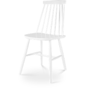 Filou houten spijlenstoel wit