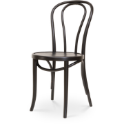 Vienna Thonet No. 18 houten bistrostoel zwart gebeitst