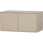 vtwonen Daily Kast Double - Grenen - Dakargrau - 50x100x58