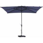 Stokparasol Syros 280 x 280 cm safier blue zonwering