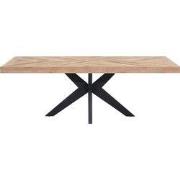 DTP Home Dining table Einstein rectangular,77x220x100 cm, recycled tea...