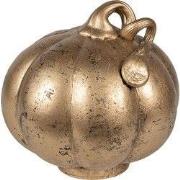 Clayre & Eef Decoratie Pompoen Koperkleurig Glas