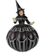 Clayre & Eef Halloween decoratie Heks Zwart Polyresin