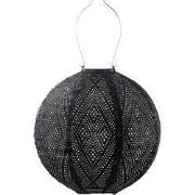 LUMIZ Solar tuinverlichting Ikat Rond - 30 cm - Zwart