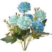Clayre & Eef Kunstbloem Blauw Kunststof