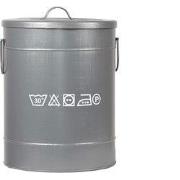 LABEL51 Wasmand - Antiek grijs - Metaal - M