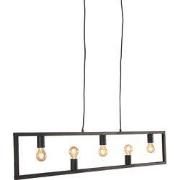 LABEL51 Hanglamp Quadrato - Zwart - Metaal - Hanglamp