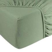 DoubleDry Hoeslaken Jersey 100% Katoen - Eenpersoons 90x200 cm - Zacht...