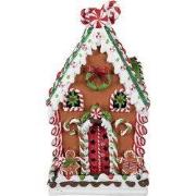 Clayre & Eef Gingerbread house Bruin Polyresin