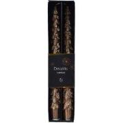 Dinerkaars wax d2.2h25 cm gember 2st kerst