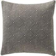 VERANO - sierkussen 45x45 cm - waterafstotend - Charcoal Gray - antrac...