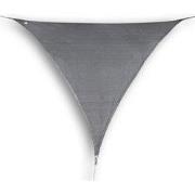 hanSe® Schaduwdoek Driehoek Waterdoorlatend 3x3x3 m Zonnedoek Grijs