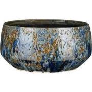 Mica Decorations Harris Schaal - 32x32x15 cm - Keramiek - Blauw